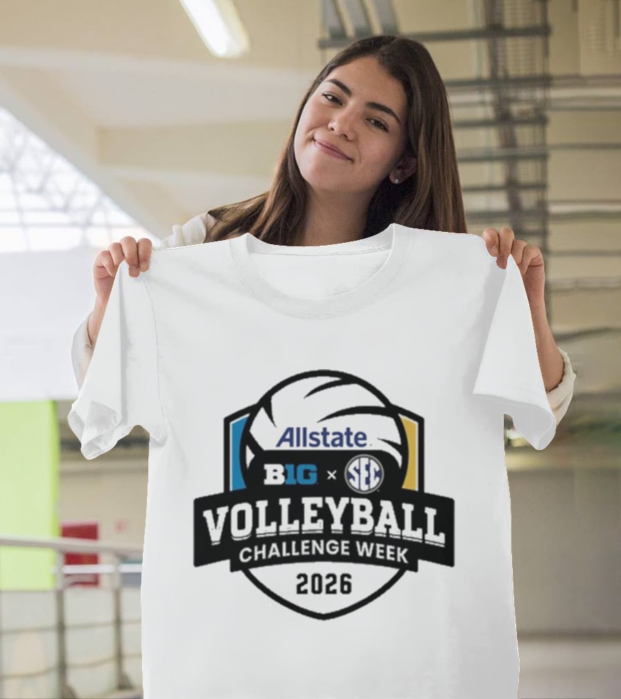 Allstate Big Ten SEC Volleyball Challenge Week 2026 T-Shirt