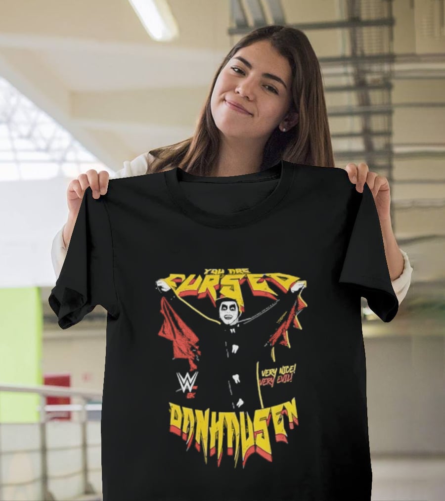 Cursed Very Nice Very Evil WWE Danhausen T-Shirt