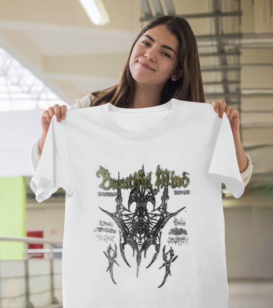 Beautiful Mind Xdinary Heroes World Tour Metal Sigil Gaon Jungsu Roster Distressed Spiky T-Shirt