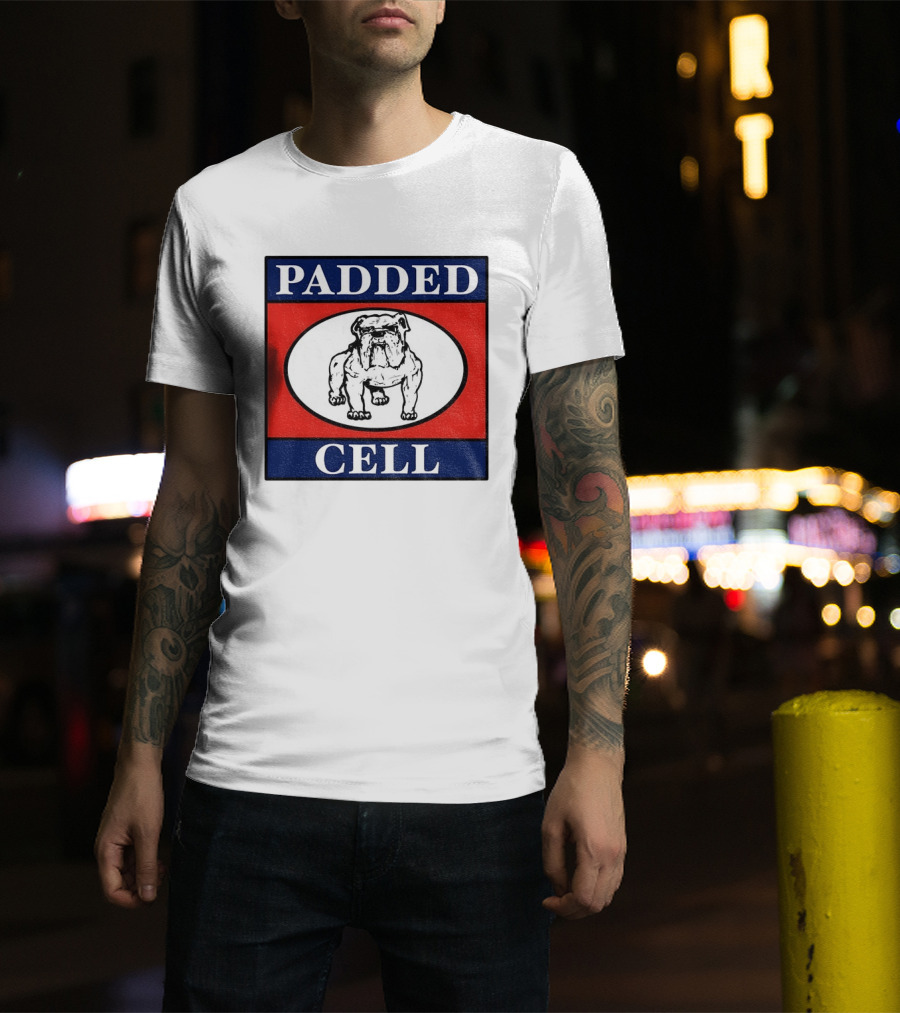 Punk Rock Padded Cell Bulldog Oval T-Shirt