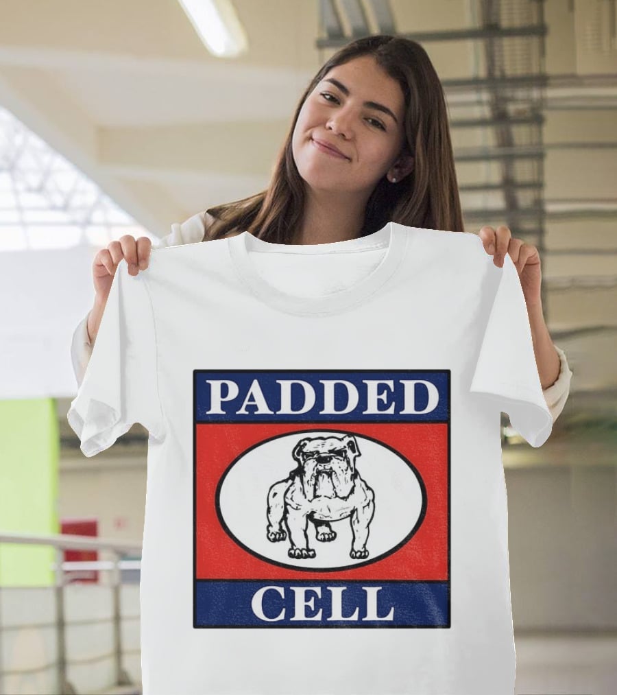 Punk Rock Padded Cell Bulldog Oval T-Shirt