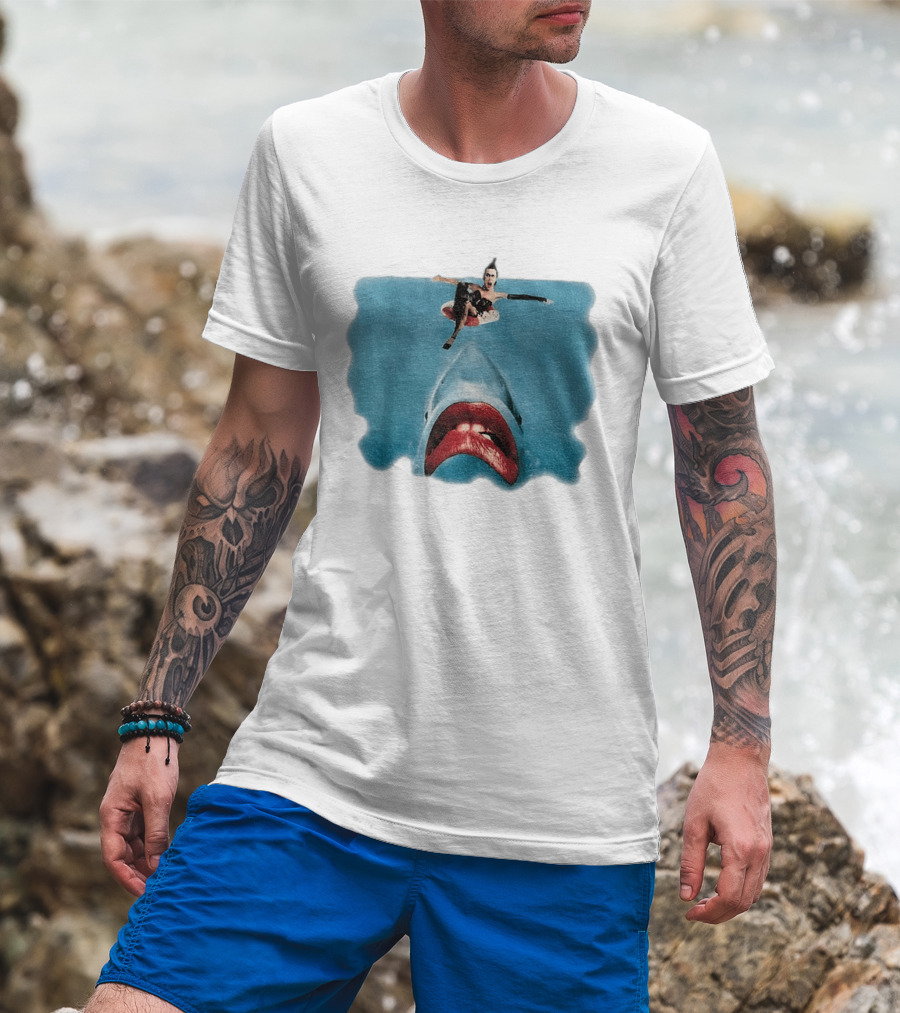 Sharky Horror Picture Show Jaws Mashup Movies T-Shirt