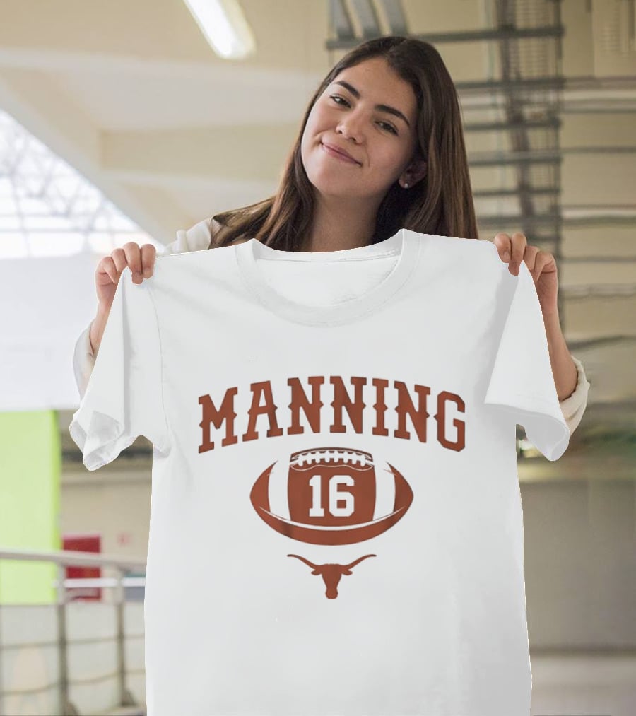 Texas Football Manning 16 Longhorn Heritage T-Shirt