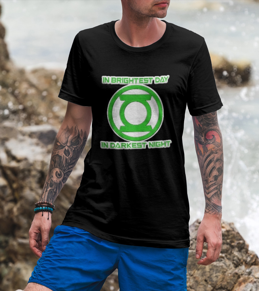 Green Lantern In Brightest Day In Darkest Night T-Shirt