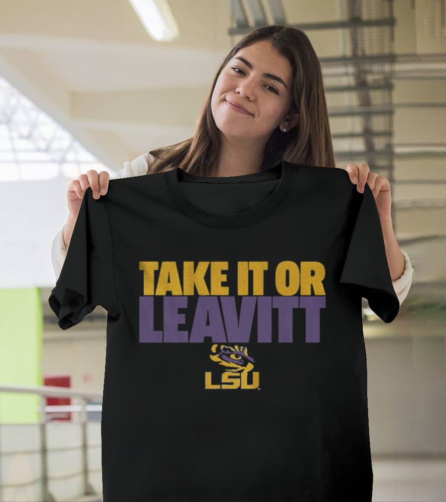 LSU Football Take It Or Leavitt Tiger Eye T-Shirt