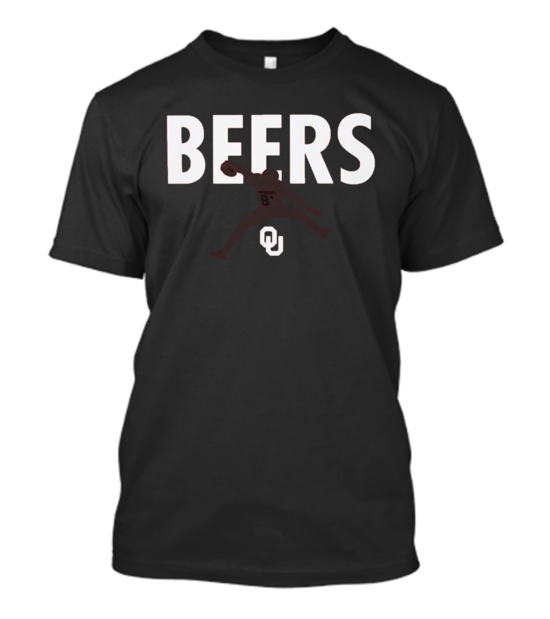 Rocky Beers Hurdle OU Football Leap T-Shirt