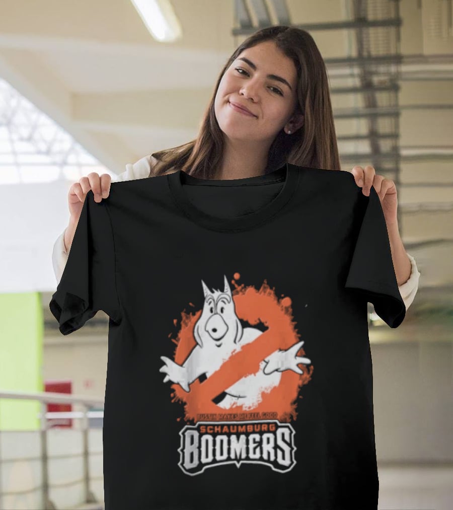 Schaumburg Boomers Bustin Makes Me Feel Good Ghostly T-Shirt