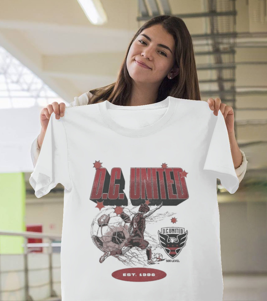 D.C. United All Net Soccer Logo EST 1996 T-Shirt