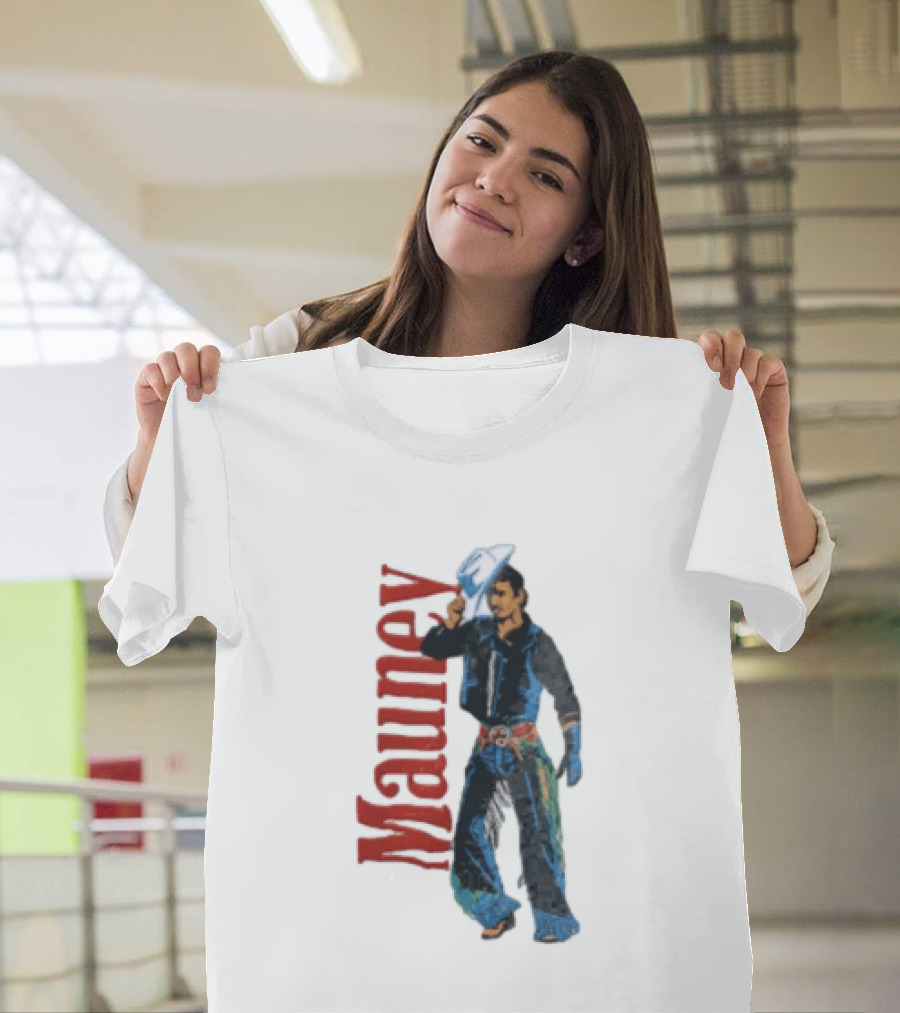 Mauney Cowboy Hat Salute Rodeo T-Shirt