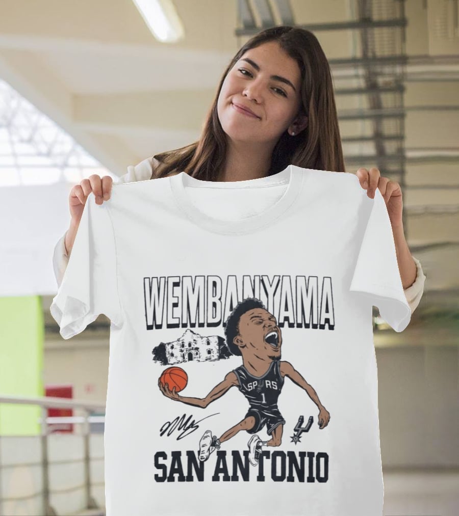 Wembanyama San Antonio Basketball Spurs Texas T-Shirt