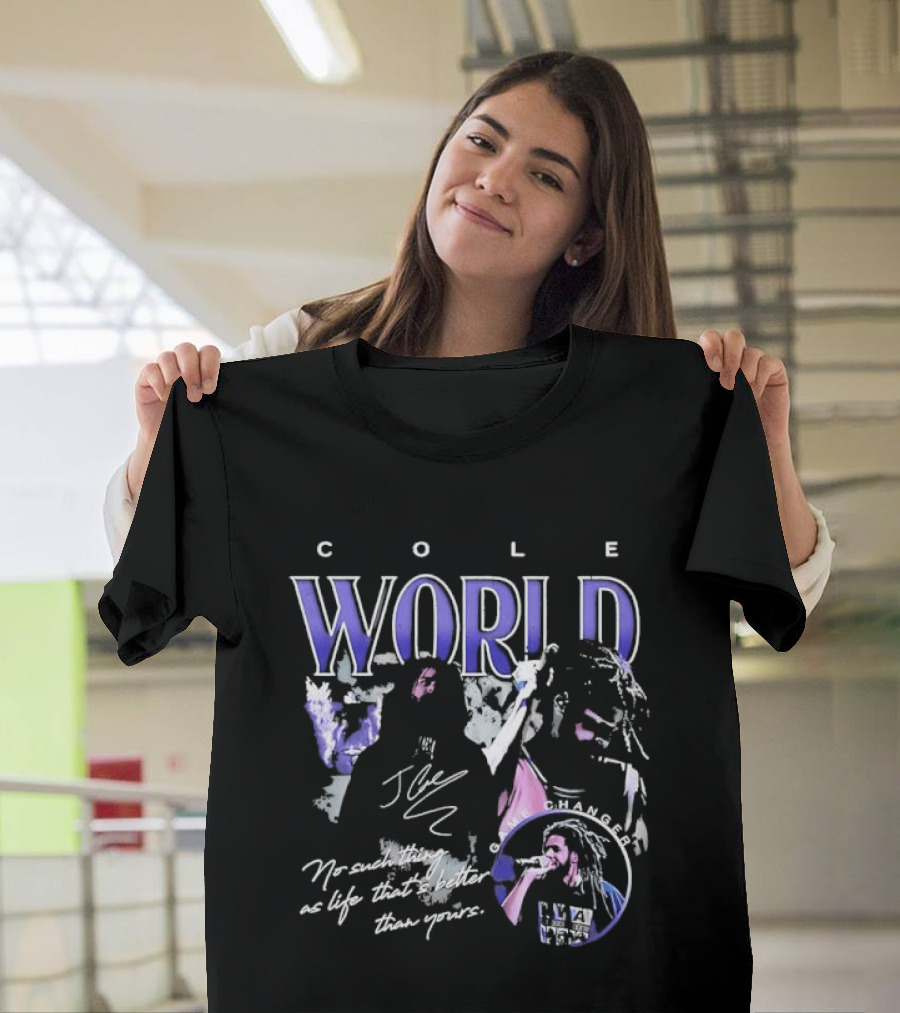 Cole World J. Cole Inspirational Music Game Changer T-Shirt