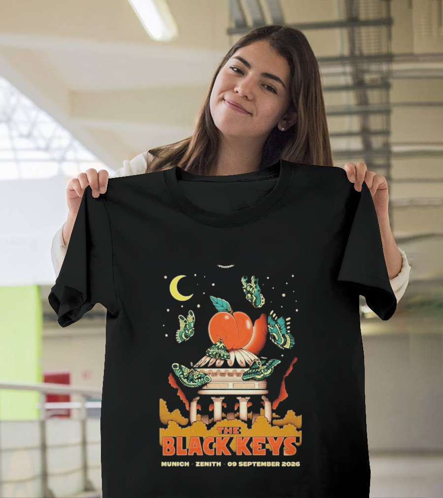 The Black Keys Peaches N Kream World Tour Munich Zenith September 2026 T-Shirt
