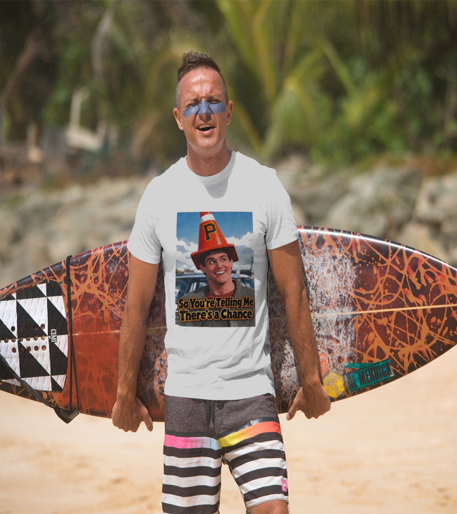 Jim Carrey Cone Hat P So You're Telling Me There's A Chance T-Shirt