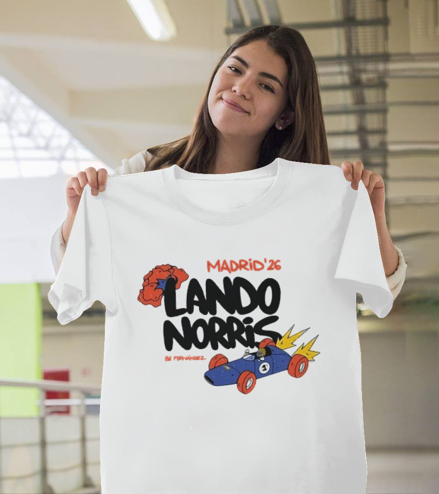 Maddio's Lando Norris Racing Car T-Shirt