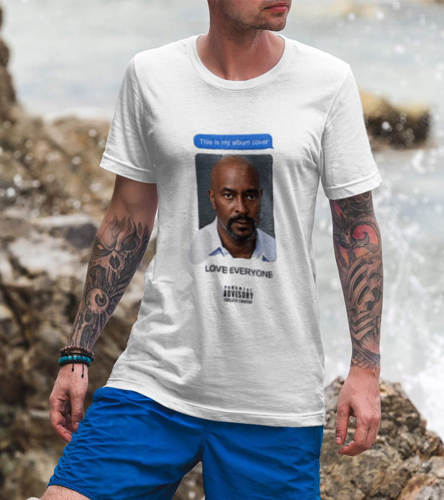 This Is My Album Cover Love Everyone Parental Advisory Explicit Content T-Shirt