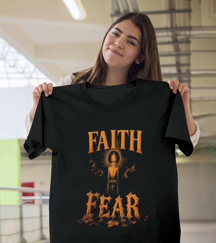 Faith Over Fear Spooky Halloween T-Shirt