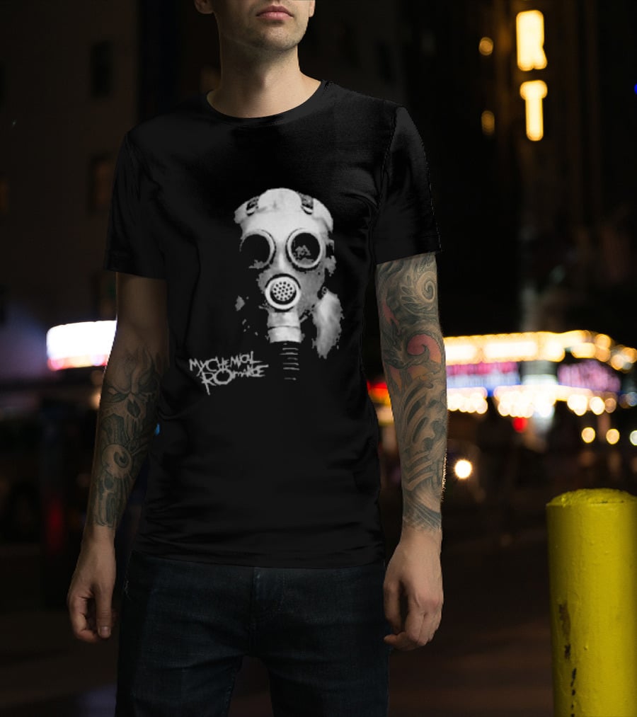 My Chemical Romance Gas Mask Mother War We're Damned Afterall T-Shirt