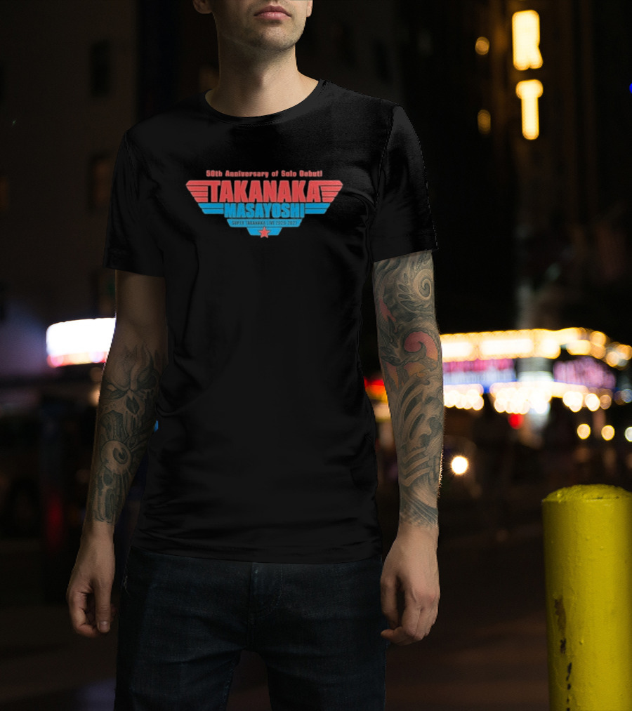 Takanaka Masayoshi 50th Anniversary Solo Debut Super Live 2023 2024 T-Shirt