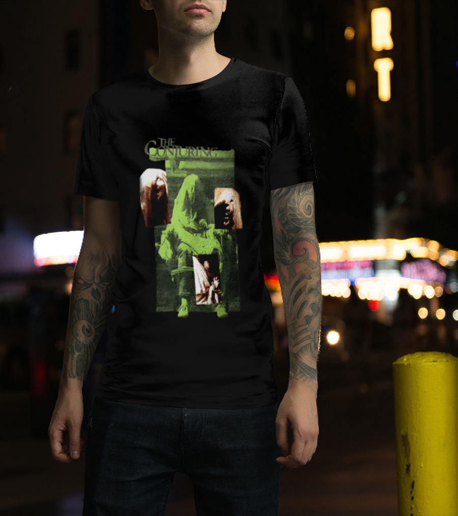 The Conjuring Horror Imagery And Eerie Figures T-Shirt