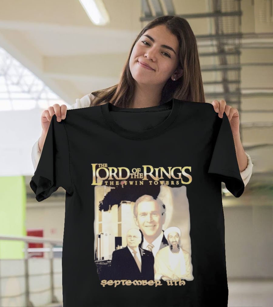 The Lord Of The Rings The Twin Towers September 11th T-Shirt