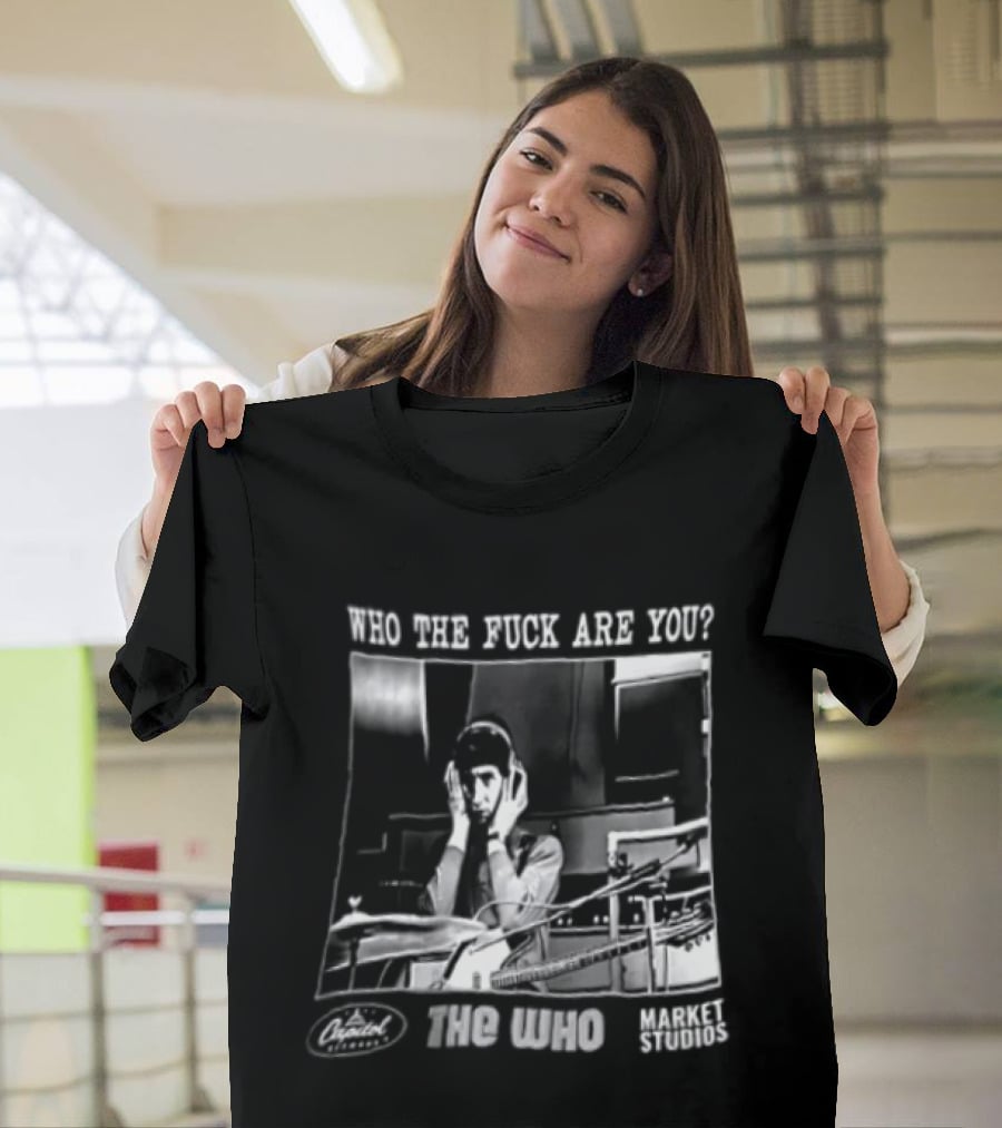 The Who X Market D2C Who The Fuck Are You Photo Album Cover T-Shirt