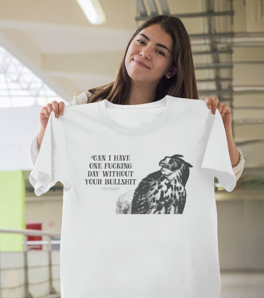 Can I Have One Fucking Day Without Your Bullshit Effinbirds T-Shirt