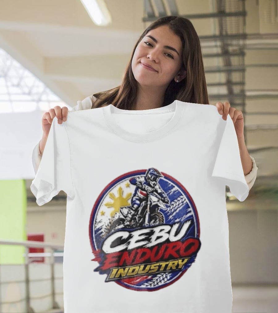 Cebu Enduro Industry Motocross Rider Dirt Bike Philippine Sun Adventure T-Shirt