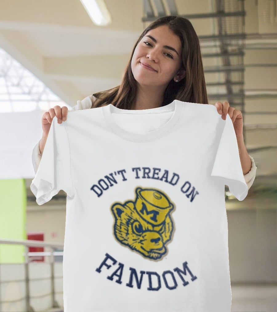 Don't Tread On Fandom Michigan Wolverines M Bear T-Shirt