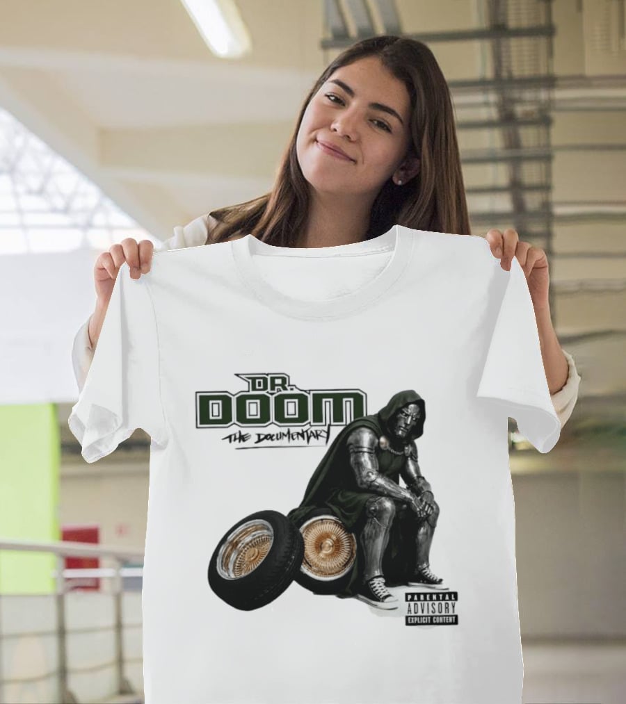 Dr Doom The Documentary Marvel Hip Hop Parental Advisory T-Shirt