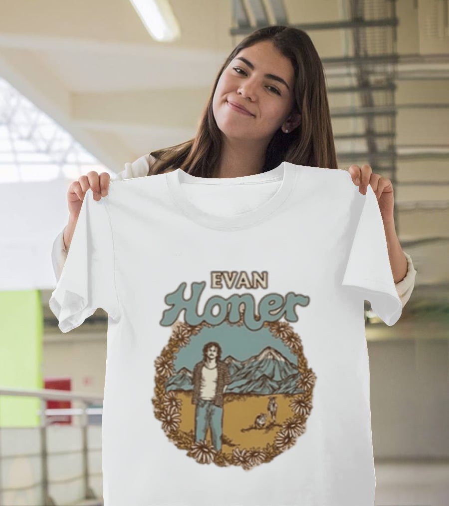 Evan Honer It's An Even Longer Road Tour 2026 Mountain Scene T-Shirt