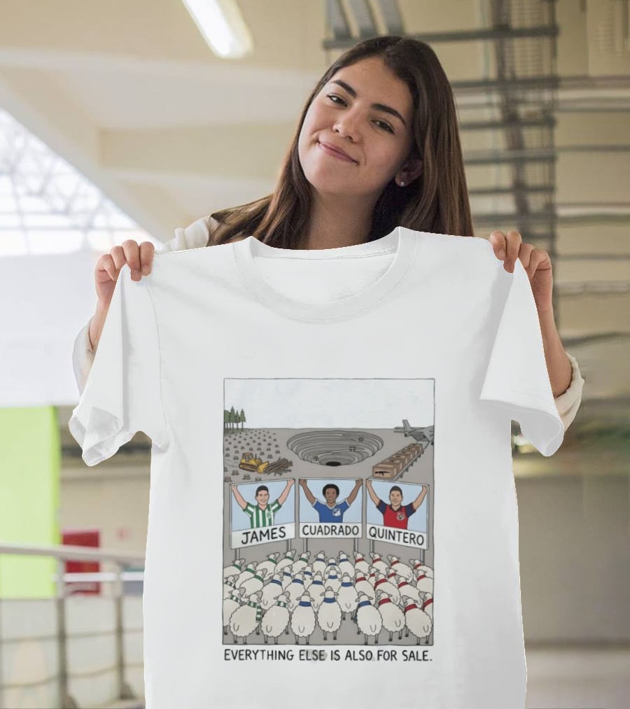 James Cuadrado Quintero Sheep Crowd Everything Else Is Also For Sale T-Shirt