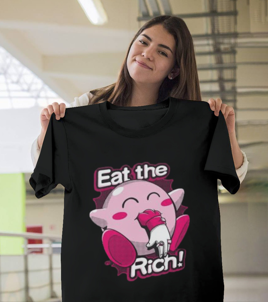 Punkwithacamera Store Eat The Rich Clay Graham Kirby Eating Hand T-Shirt