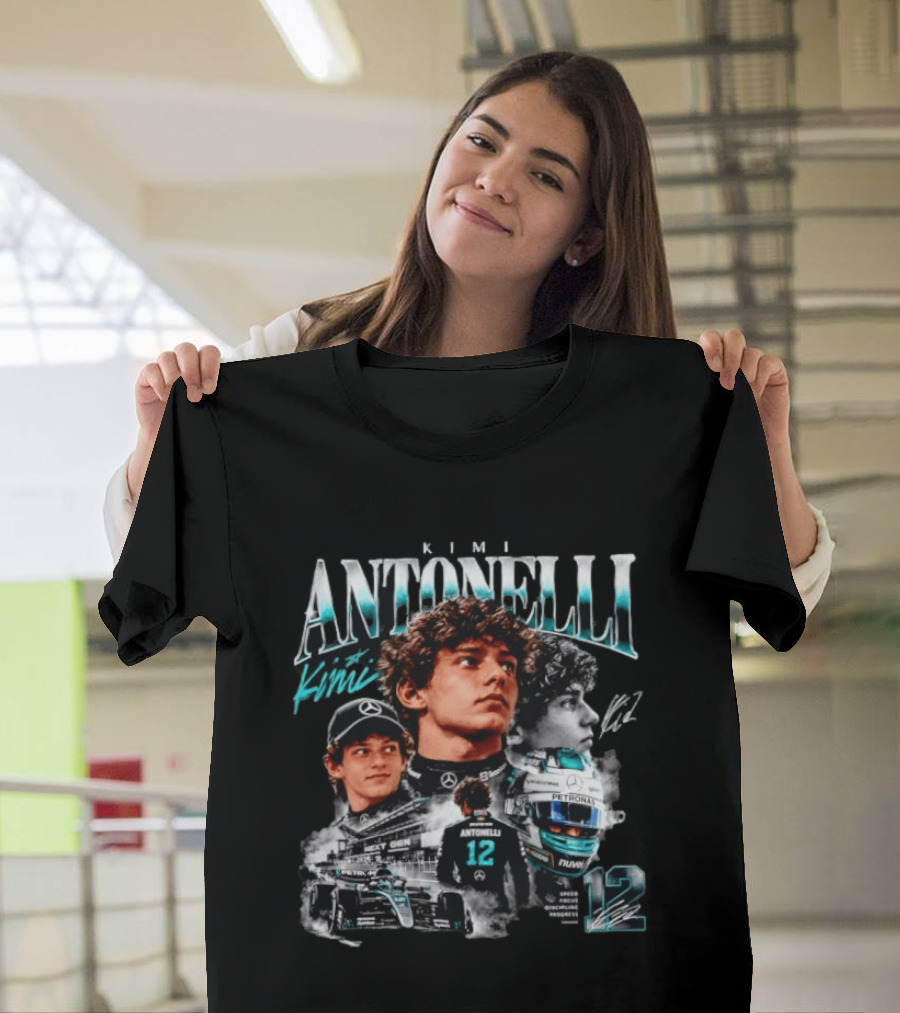 Kimi Antonelli F1 Petronas Mercedes Next Gen Racing Speed Discipline 2026 12 T-Shirt