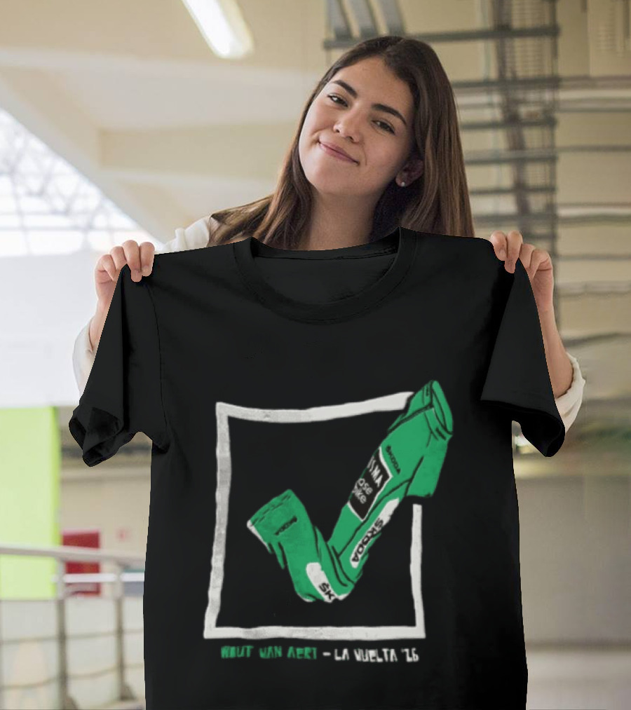 Wout Van Aert La Vuelta 26 Visma Lease A Bike Skoda Cycling Jersey T-Shirt