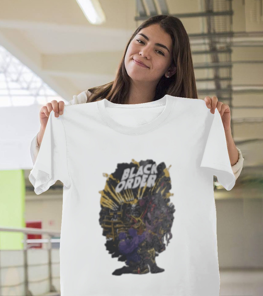 Black Order Thanos And The Children Of Thanos Rock Band Graphic Novel T-Shirt
