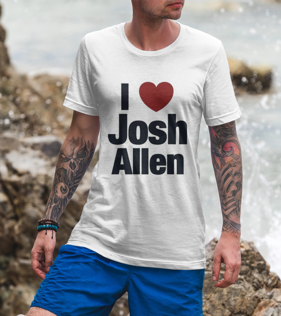 Buffalo Bills Fan I Heart Josh Allen T-Shirt