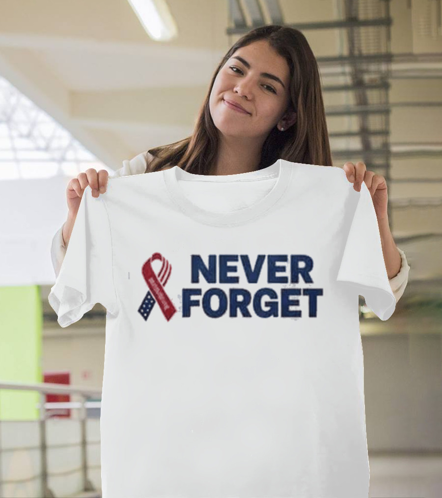 Dallas Cowboys Never Forget Ribbon Patriotic T-Shirt