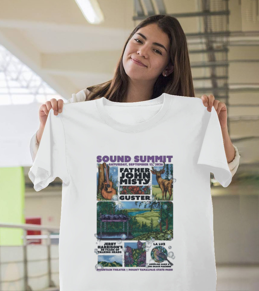 Sound Summit 2026 Father John Misty Guster Marin County MD September 12 Mountain Theater T-Shirt