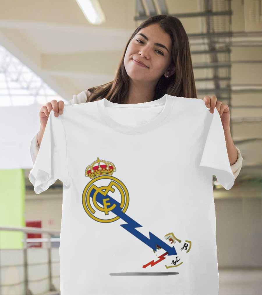 Real Madrid CF Lightning Strike Emblem MCF T-Shirt
