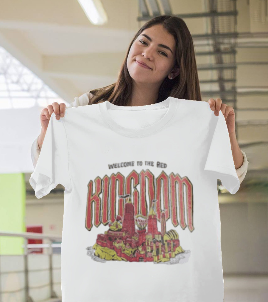 Welcome To The Red Kingdom Cityscape T-Shirt