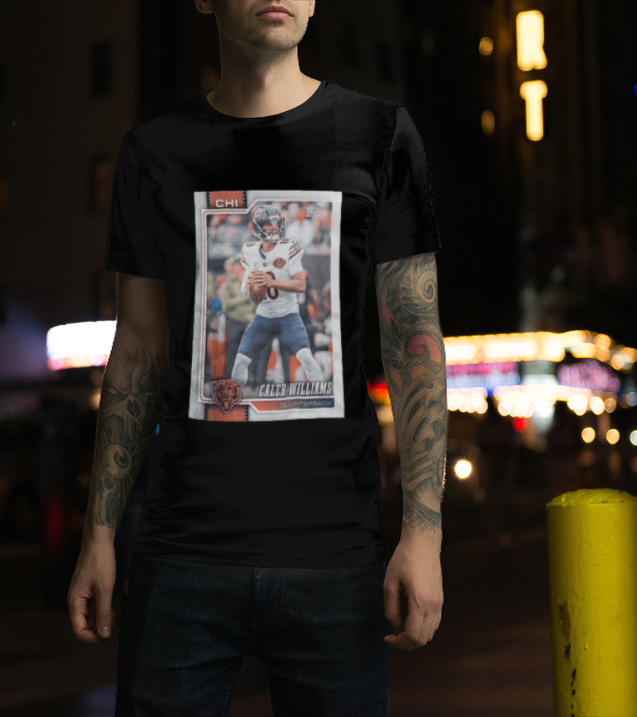 2026 Topps Caleb Williams Chicago Bears Quarterback Trading Card T-Shirt