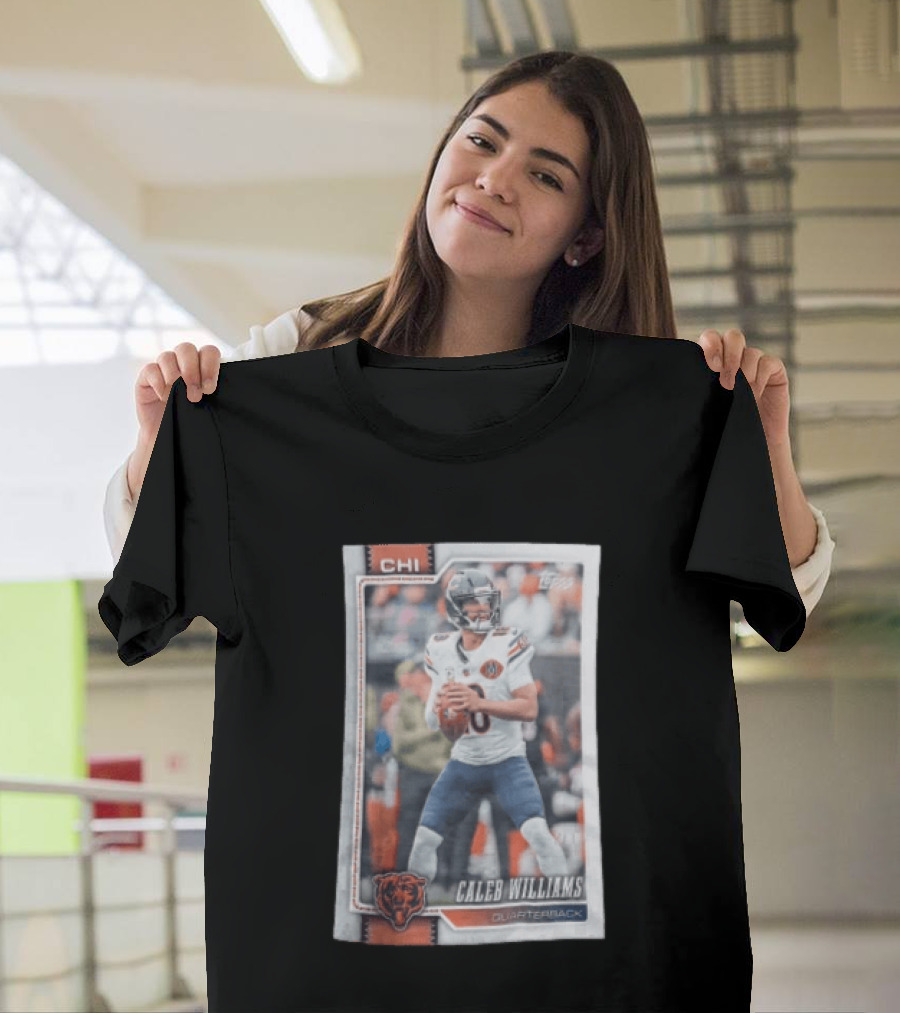 2026 Topps Caleb Williams Chicago Bears Quarterback Trading Card T-Shirt