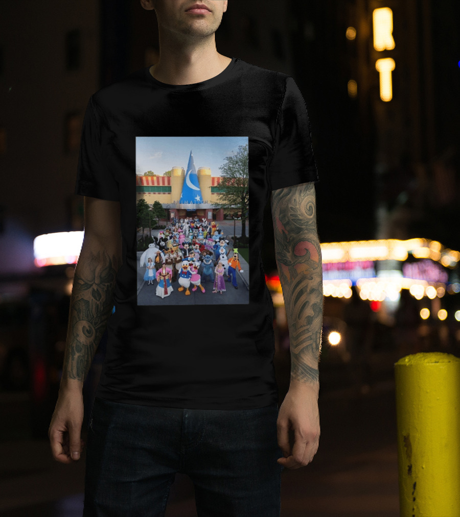 Happy The Magic Of Disney Animation Opening Day At Disney Hollywood Studios Characters T-Shirt