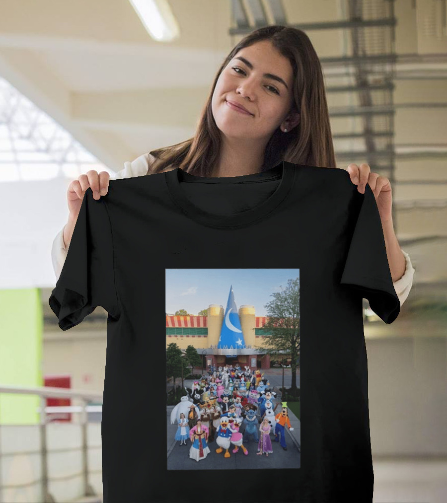 Happy The Magic Of Disney Animation Opening Day At Disney Hollywood Studios Characters T-Shirt
