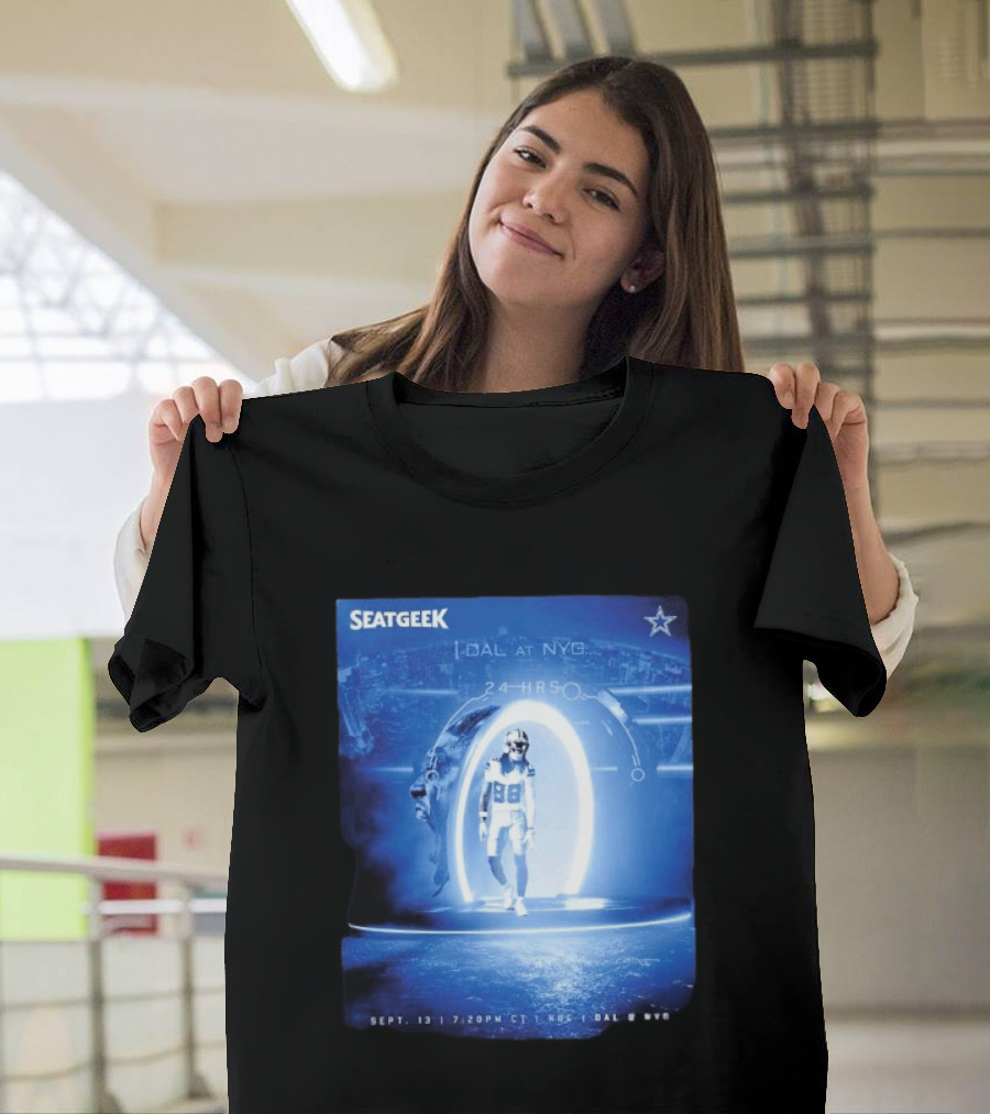 Seatgeek Dallas Vs New York Giants MetLife Stadium September 13 2026 24 Hrs Countdown T-Shirt