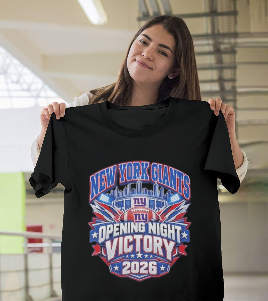 New York Giants 2026 Opening Night Victory T-Shirt
