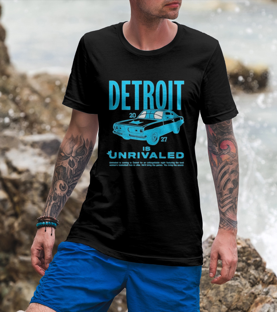 Detroit 2027 Is Unrivaled Season 3 Car Tour T-Shirt