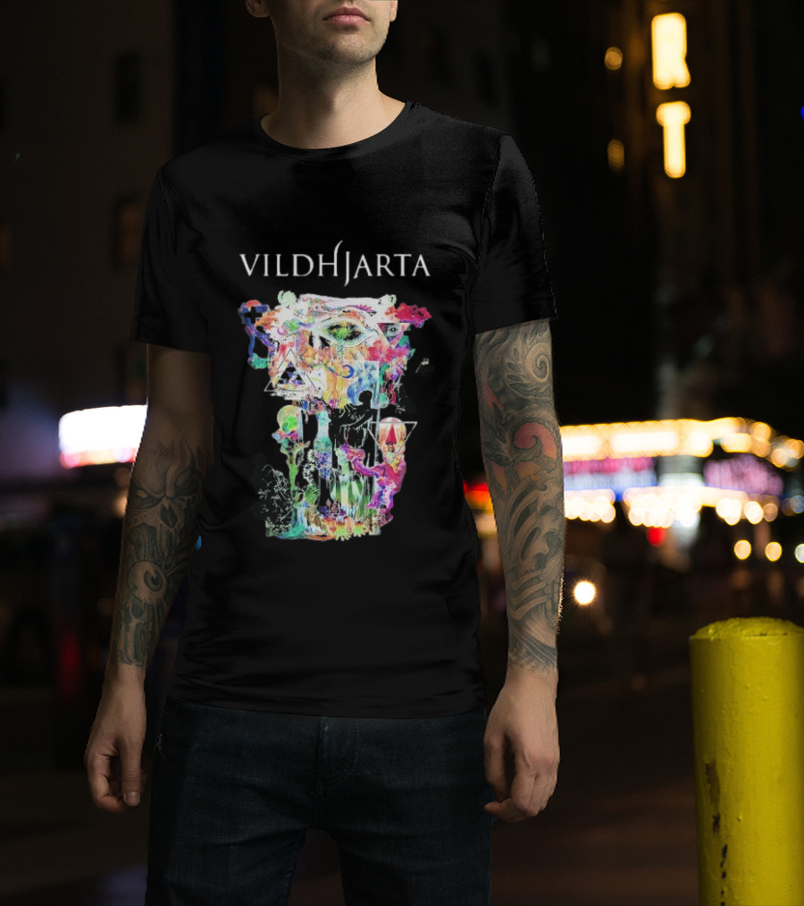 Vildhjarta Ylva Colorful Abstract T-Shirt
