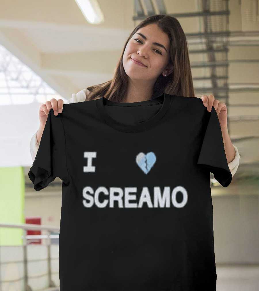 I Love Screamo Xdunlimited Shop Heart T-Shirt