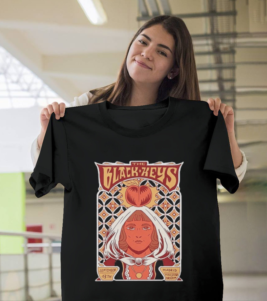 The Black Keys Peaches N Kream World Tour 2026 Madrid Movistar Arena September 13th T-Shirt